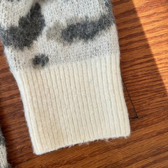 ALTAR’D STATE Leopard Print Oversized Crewneck Sweater Size Small - Picture 6 of 12